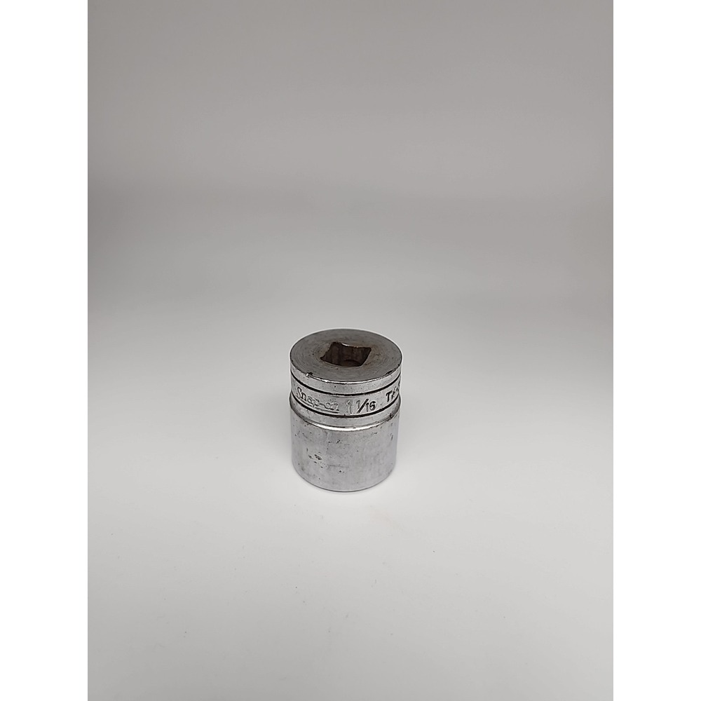 Snap-On 1/2" Drive Short Socket - TW341, 6 Point - 1 1/16" - NOS - FREE SHIP